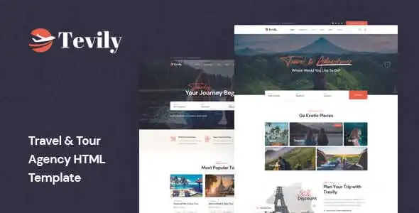 Tevily Theme GPL v1.2.8 – Travel & Tour Booking WordPress Theme